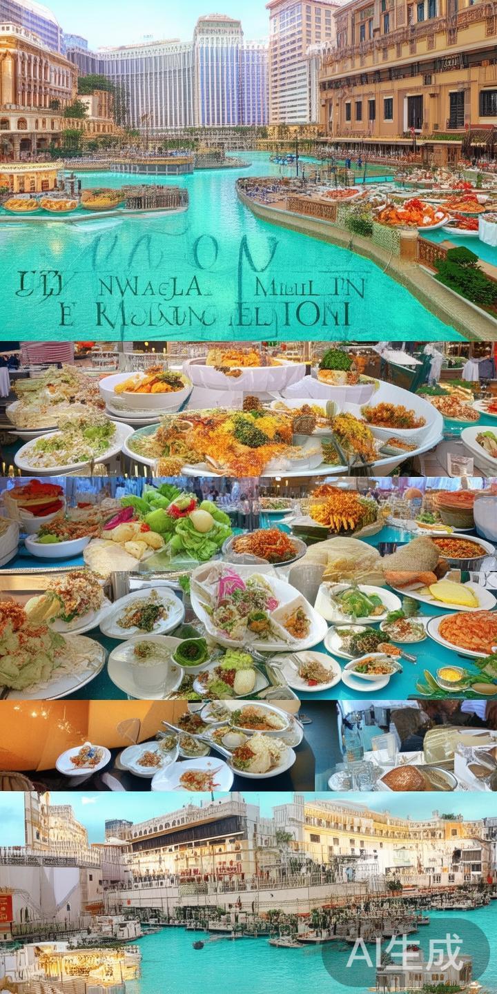 澳门威尼斯人内有哪些丰富多样的餐饮选择与美食体验? 在繁华的澳门威尼斯人度假村中,美食无疑是吸引众多游