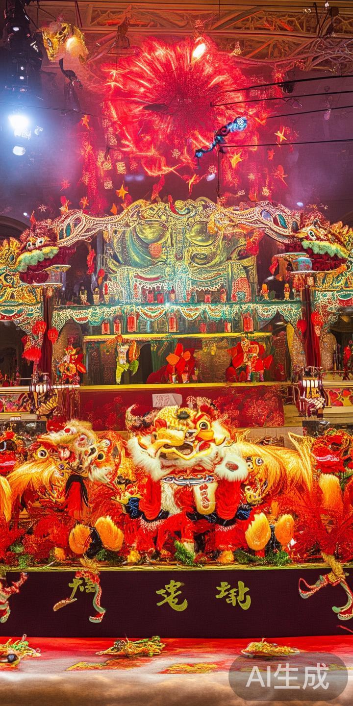 澳门威尼斯人除夕夜的璀璨夜景与特色年味庆典全景介绍 除夕夜,澳门威尼斯人为宾客呈现众多 富有传统特色的